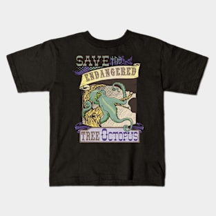 Octopus Ocean Science Funny Kids T-Shirt